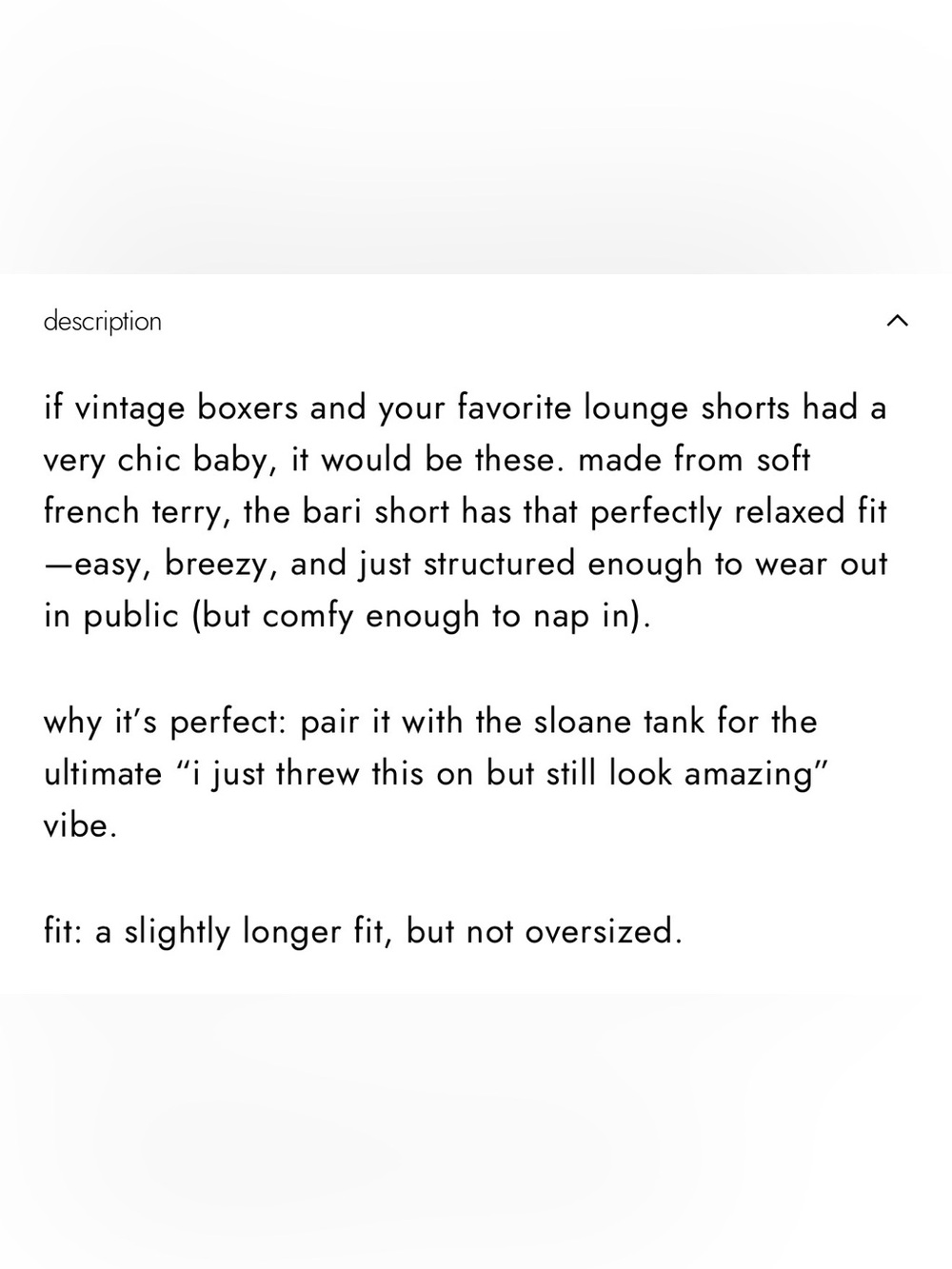 Perfectwhitetee Terry Shorts - Picture 6 of 6
